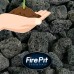Black Lava Rock | 3/4" Volcanic Lava Rock for Fire Pits &amp; Fireplaces   